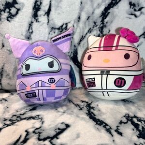 2x Bundle - Tokyo Drift - Hello Kitty & Kuromi 10” Squishmallows